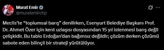 Ahmet Özer'in Kararına CHP'den Çarpıcı İlk Tepki!