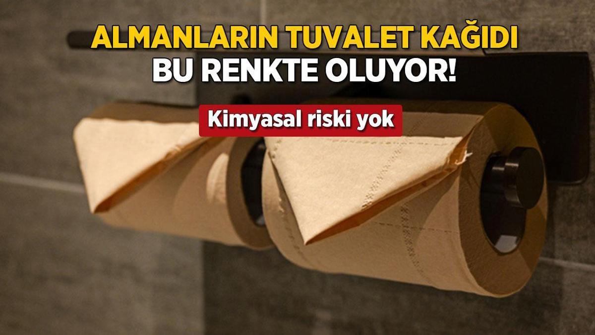 Almanların tuvalet kağıdı beyaz değil: Su tasarruflu ve kimyasalsız
