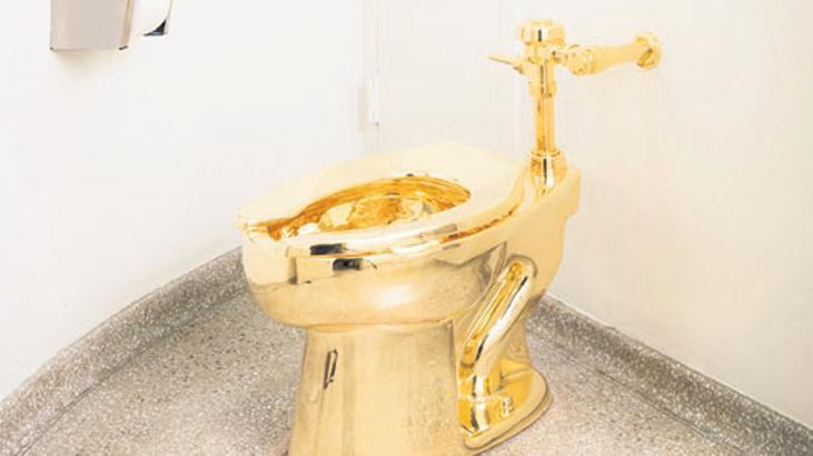 Altın tuvalet satışa çıkıyor