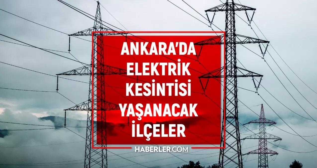 Ankara elektrik kesintisi! 21-22 Kasım Ankara’da elektrik kesintisi ne vakit bitecek, elektrikler ne vakit gelecek?