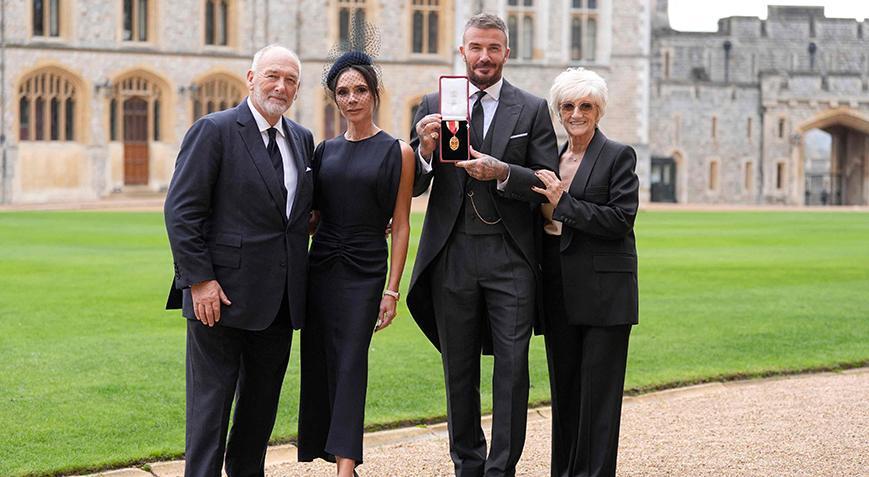Artık Sir David Beckham! Kral Charles’tan onur nişanı