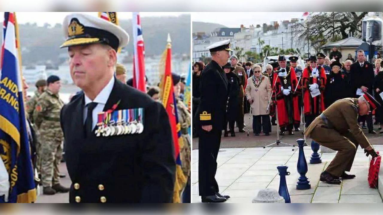 Askeri merasimde geçersiz amiral skandalı