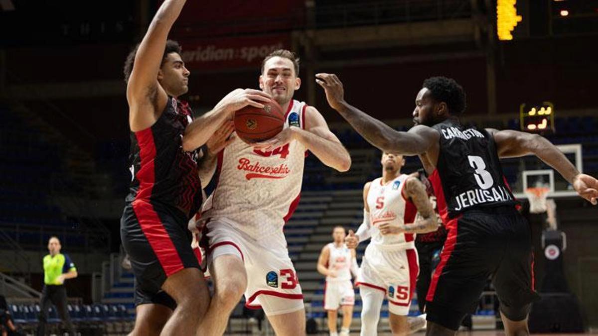 Bahçeşehir Koleji EuroCup’ta Hapoel Jerusalem’e Yenilerek Dibe Vurdu!