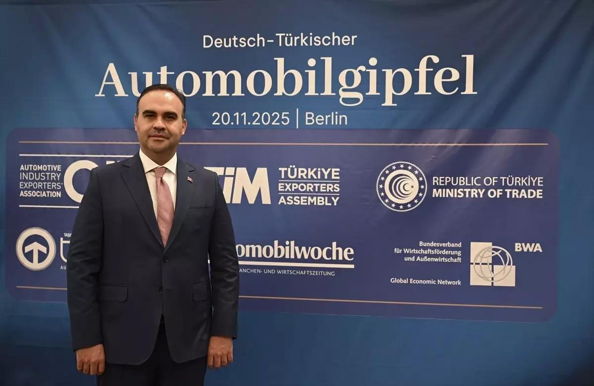 Bakan Kacır’dan Alman otomotiv şirketlerine Türkiye’ye yatırım daveti Açıklaması