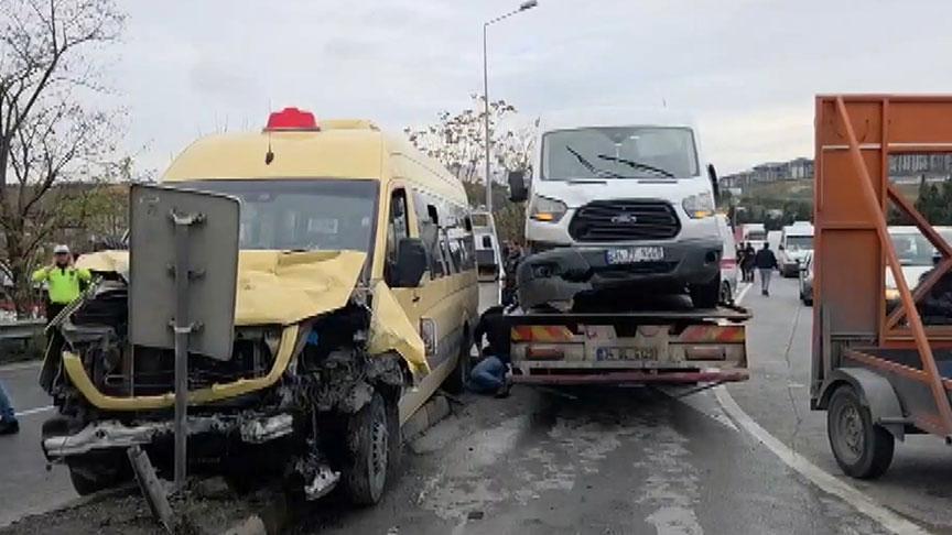 Başakşehir’de zincirleme kaza! Çok sayıda yaralı var
