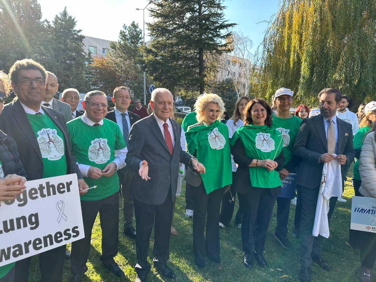 Başşehir Üniversitesi’nde akciğer kanseri farkındalık aktifliği düzenlendi