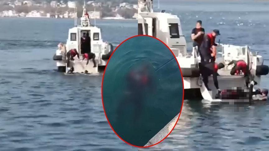 Beykoz’da dehşete düşüren olay! Balık tutanların oltasına ceset takıldı