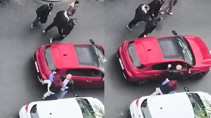 Beylikdüzü’nde iki kadın sürücünün tartışması kameralara yansıdı