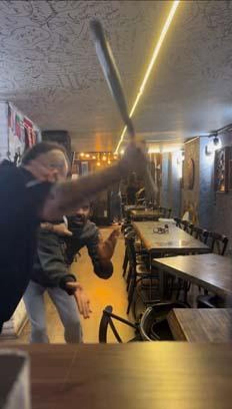 Beyoğlu'nda çalışanını beyzbol sopasıyla darbeden sosyal medya fenomeni gözaltına alındı