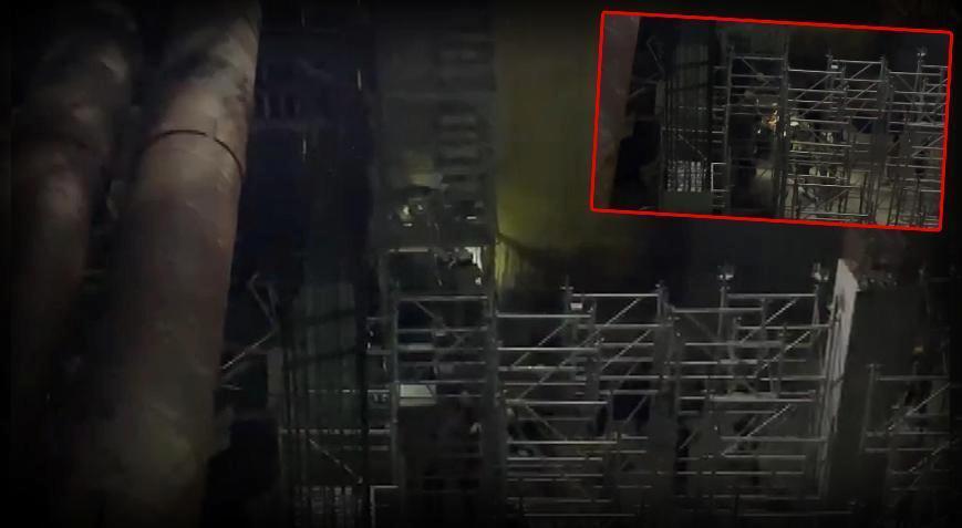 Beyoğlu’nda metro inşaatında çökme! Yaralılar var