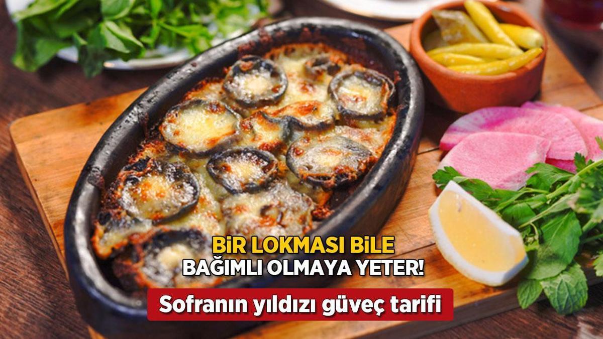 Bir lokması bağımlı yapıyor! Sofranın yıldızı: Kaşarlı mantar güveç tarifi