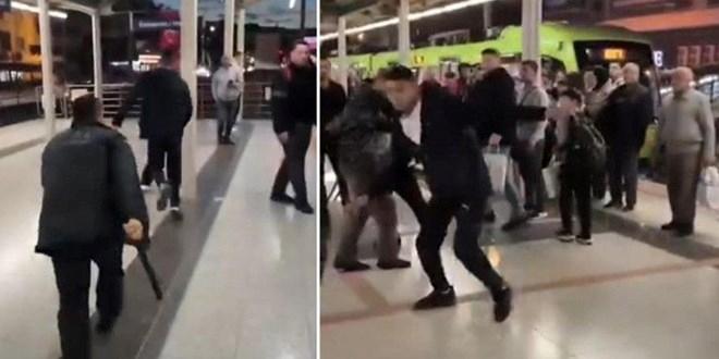 Bursa Metrosunda Şok Görüntüler: Dubalar ve Yumrukların Havada Uçuştuğu Kavga