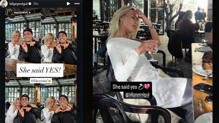 Cengiz Ünder'den Bilge Yenigüle Cesur Evlilik Teklifi!