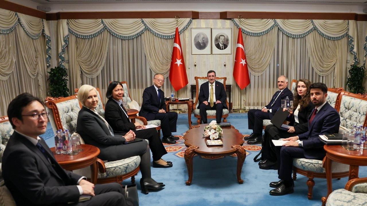 Cevdet Yılmaz, AKB Başkanı Kanda’yı kabul etti