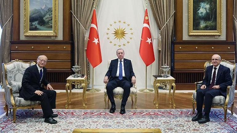 Cumhurbaşkanı Erdoğan, Asya Kalkınma Bankası Başkanı Masato Kanda’yı kabul etti