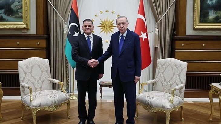 Cumhurbaşkanı Erdoğan, Libya Başbakanı Abdülhamid Dibeybe ile görüştü