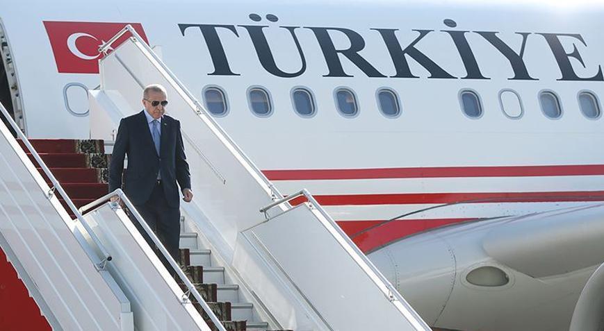 Cumhurbaşkanı Erdoğan, yurda döndü