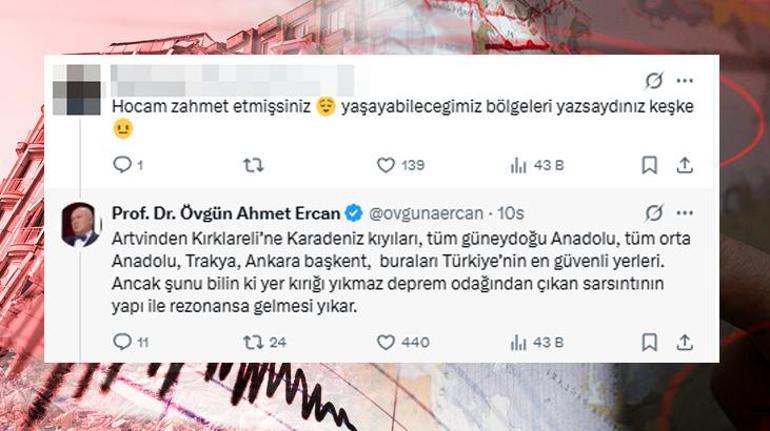 Deprem uzmanı profesör il il, ilçe ilçe sıraladı: Buralardan ev almayın, kiralamayın