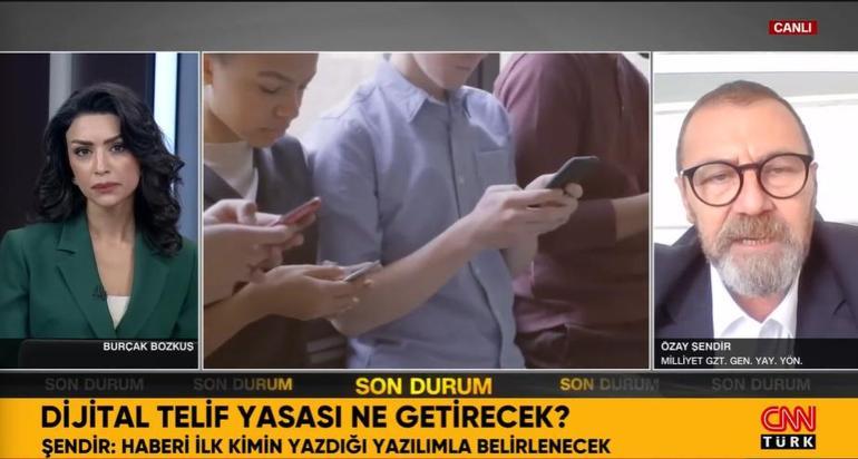 Dijital telif yasası ne getirecek? Özay Şendir: Haberi ilk kimin yazdığı yazılımla belirlenecek 1 Dijital telif yasası ne getirecek? Özay Şendir: Haberi ilk kimin yazdığı yazılımla belirlenecek