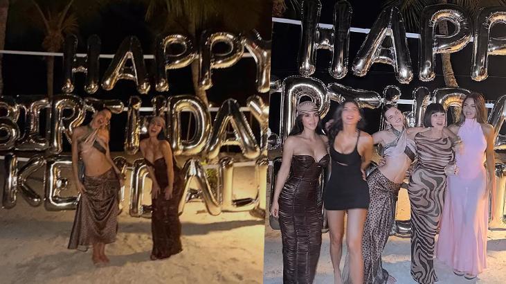Doğum günü için sahili kapattılar! Kendall Jenner 30 yaşında: Pastası dikkat çekti