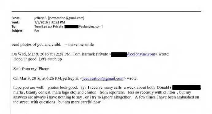 Dünyaca ünlü cinsel tacizciden Büyükelçi Barrack'a skandal bildiri: Kim bu çocuk?