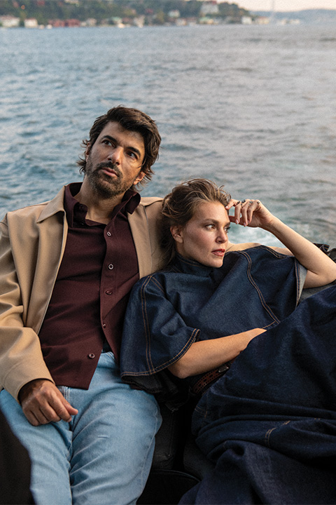 "Enfes Bir Akşam"ın Başrol Oyuncuları Aslı Enver, Engin Akyürek