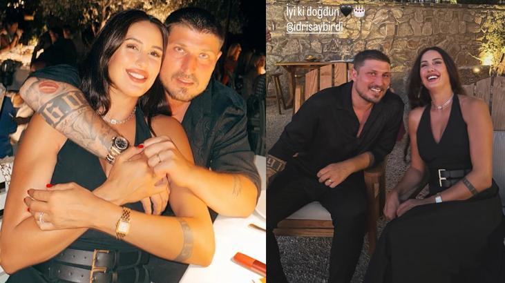 Eşinin doğum gününde aşka geldi! 'Seni seviyorum'