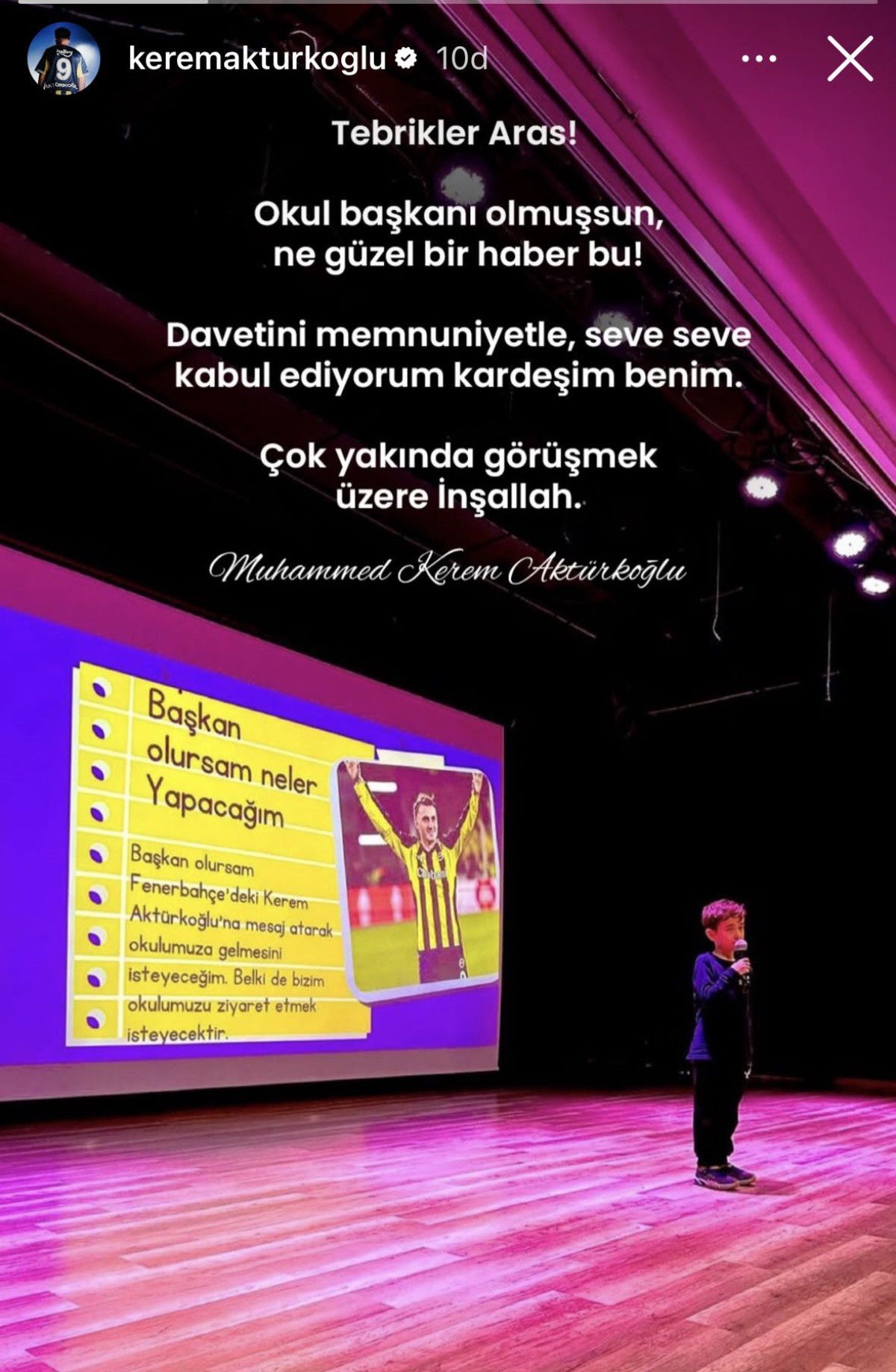 Fenerbahçeli Kerem Aktürkoğlu'ndan Küçük Taraftara Anlamlı Jest 2 Fenerbahçeli Kerem Aktürkoğlu'ndan Küçük Taraftara Anlamlı Jest