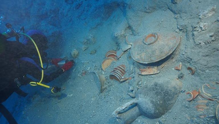 Fethiye kıyılarında su altı arkeologlarını heyecanlandıran keşif 1 Fethiye kıyılarında su altı arkeologlarını heyecanlandıran keşif