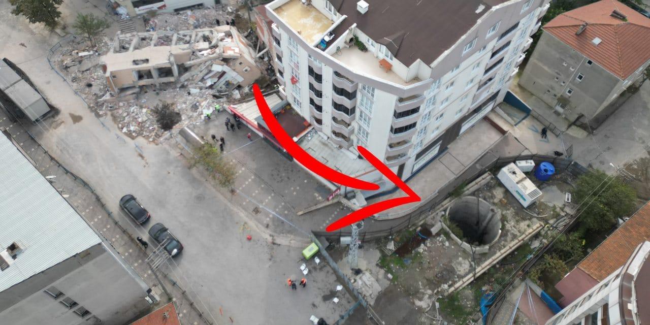 Gebze’de 16 Bina Tahliye Edildi: Enkazın Yanında Kaynar Metro Deliği, Yetkililerden Ses Yok!