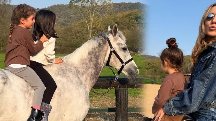 Hafta sonu keyfi yaptılar! Sinem Kobal ve kızlarından yeni paylaşım