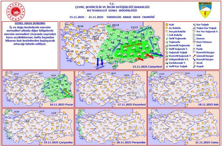 Hangi şehirlerde sağanak ve kar yağışı bekleniyor? Meteoroloji'den 23 kente 'sarı' uyarı 1 Hangi şehirlerde sağanak ve kar yağışı bekleniyor? Meteoroloji'den 23 kente 'sarı' uyarı