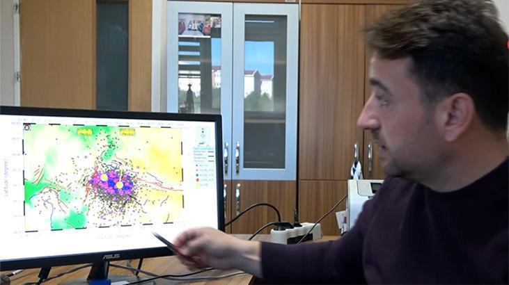 Haritada açıkça görülüyor deyip gösterdi: 6 civarında bir deprem yaşanacak