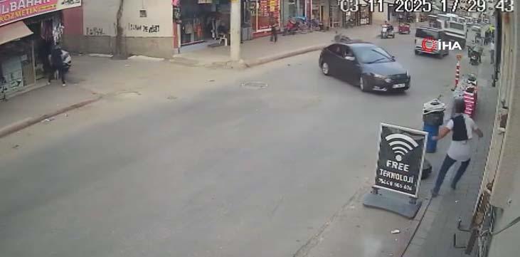 Hayat kurtaran refleks kamerada: Sanki biri kafamı sola çevirdi