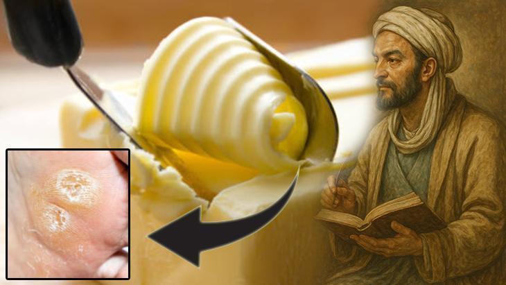 İbn-i Sina kitabında yazmış! Ne ilaç ne krem, tek çare tereyağı: Nasırı silip atıyor