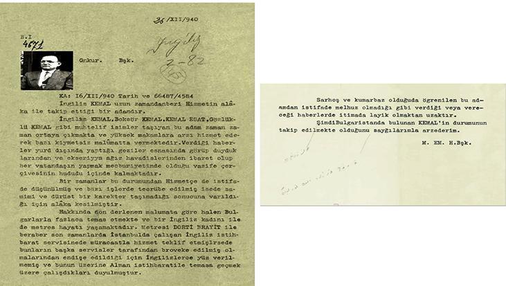 İngiliz Kemal hakkında MİT’ten çarpıcı rapor! Tomruk’un casusluk faaliyetleri ve özel hayatına dair dikkat çeken ayrıntılar bu belgede