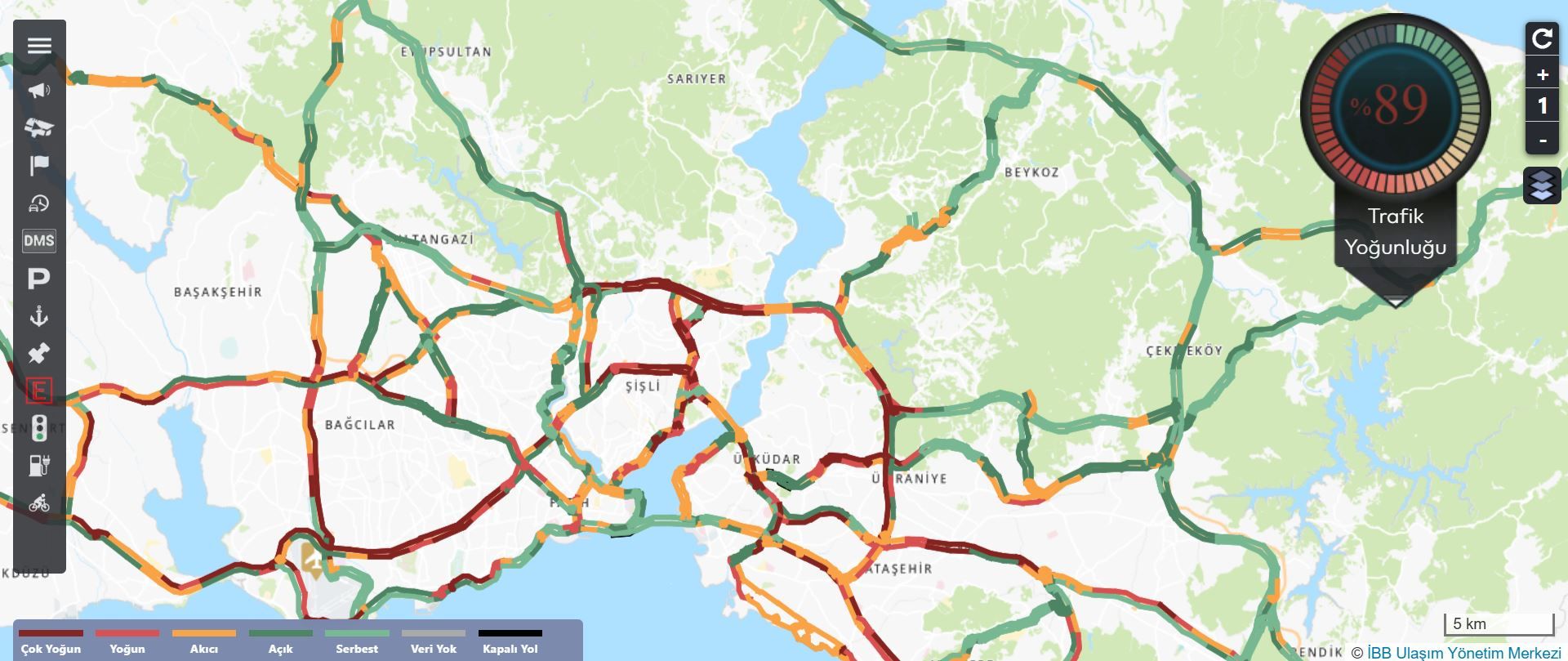 İstanbul'da Trafik Kilitlendi! Bu Yolları Kullanacaklara Önemli Uyarı! 2 İstanbul'da Trafik Kilitlendi! Bu Yolları Kullanacaklara Önemli Uyarı!