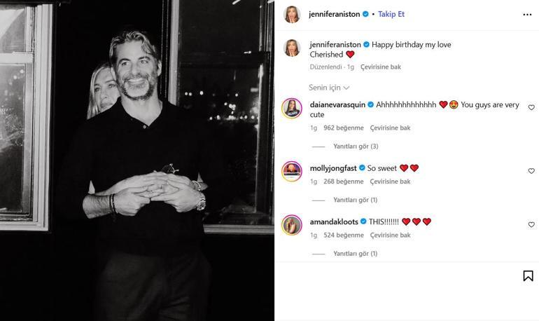 Jennifer Aniston yeni aşkını resmen ilan etti! Romantik kutlama