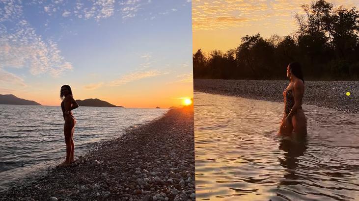 Kasım ayında denize girdi! Eski Survivor yarışmacısı şaşırttı