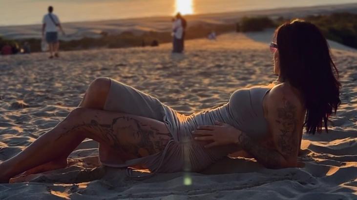 Kasım ayında denize girdi! Eski Survivor yarışmacısı şaşırttı