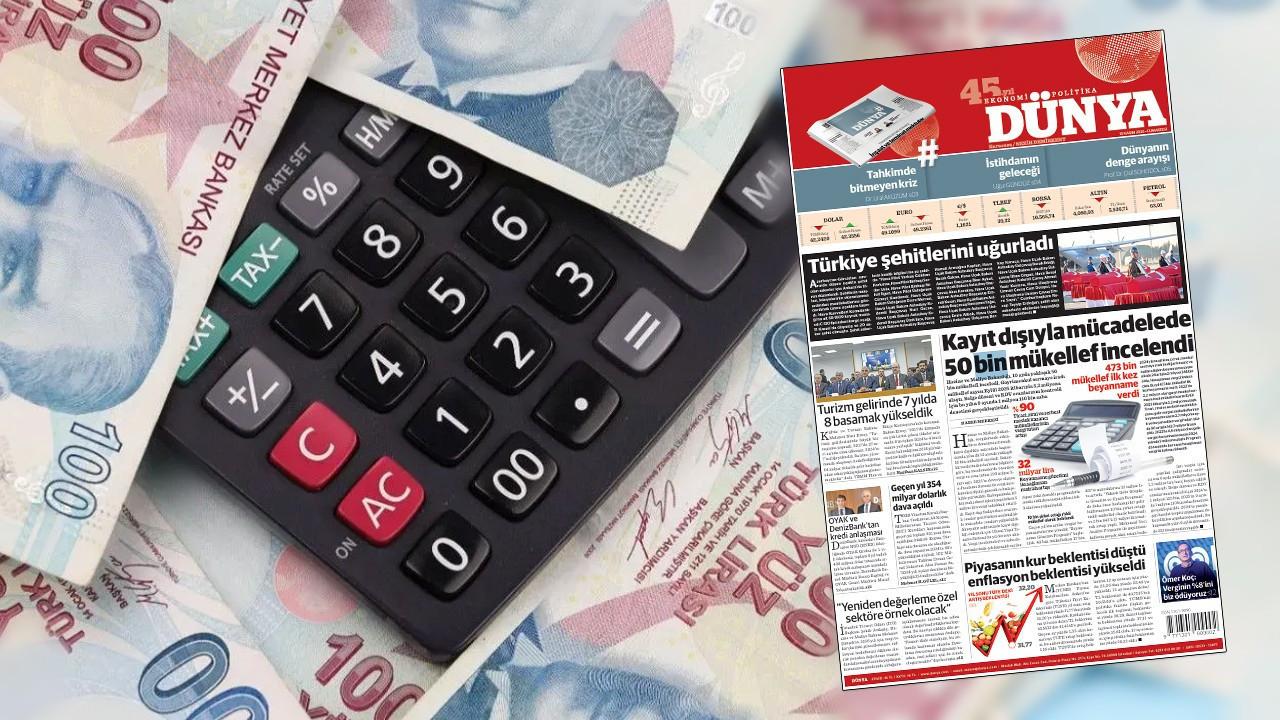 Kayıt dışıyla mücadelede 50 bin mükellef incelendi