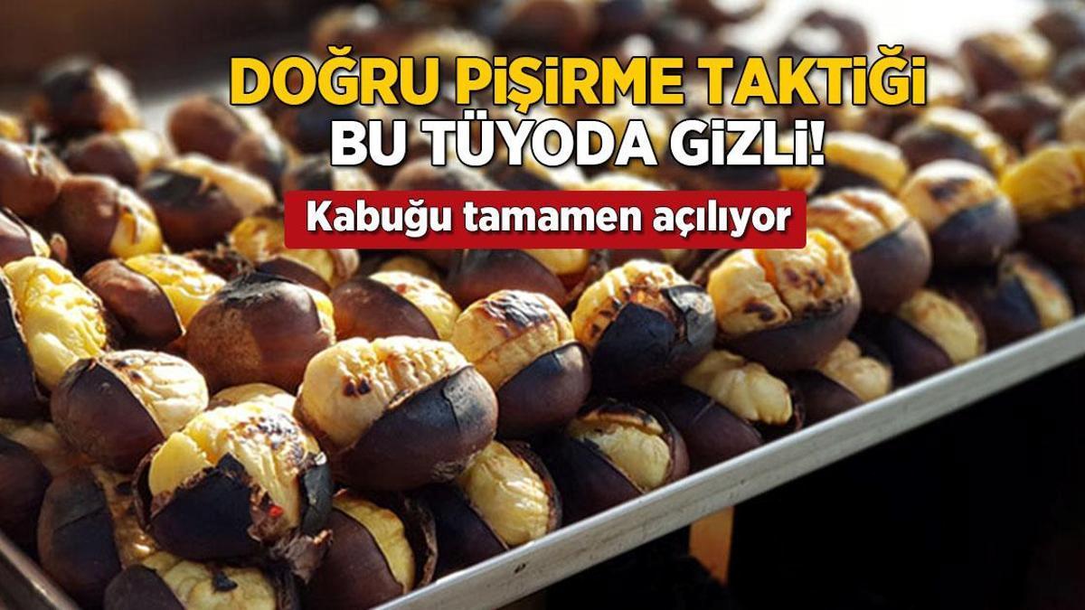 Kestane nasıl patlamadan pişirilir? Kabuğunu pıt diye açan mükemmel taktik