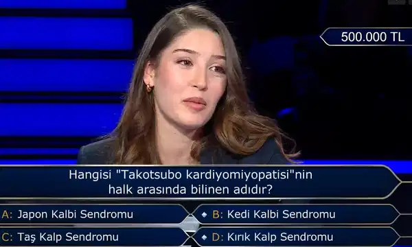 'Kim Milyoner Olmak İster'de 500 bin TL'lik soru açıldı: Yarışmacı çekildi... İşte o soru ve yanıtı 1 'Kim Milyoner Olmak İster'de 500 bin TL'lik soru açıldı: Yarışmacı çekildi... İşte o soru ve yanıtı