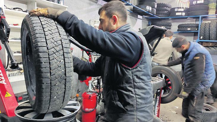 Kış lastiği takmayana 5 bin 856 lira ceza