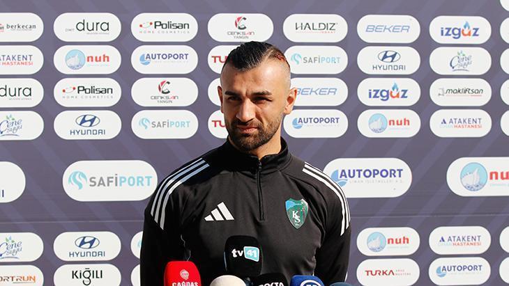 Kocaelispor’da Serdar Dursun Galatasaray maçı için iddialı! ‘Fenerbahçe formasıyla gol atmıştım’