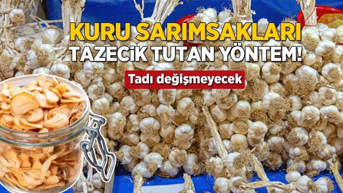 Kuru sarımsağın yeri balkon değil! Rendeleyip dondurun, tazecik kalacak