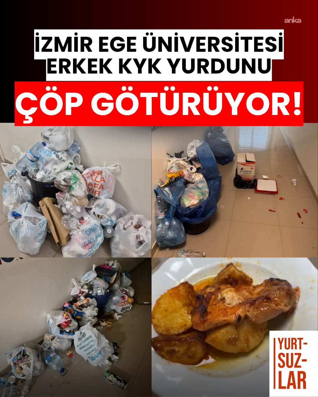 KYK Yurtlarında Çöp Krizi: Öğrencilerden Tepkiler Yükseliyor