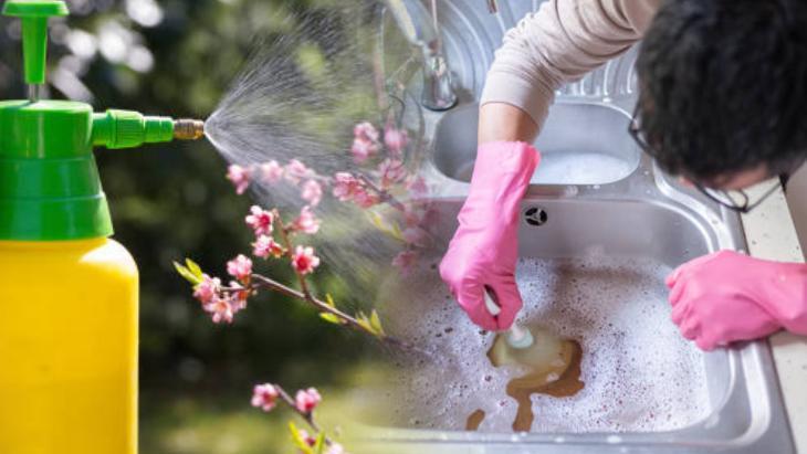 Lavabo açıcı almaya gerek yok! Tıkanan giderin çaresi böceksavardaymış