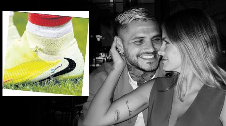 Mauro Icardi'den sevgilisine tanıdık jest! Ayakkabı detayı gündem oldu 5 Mauro Icardi'den sevgilisine tanıdık jest! Ayakkabı detayı gündem oldu