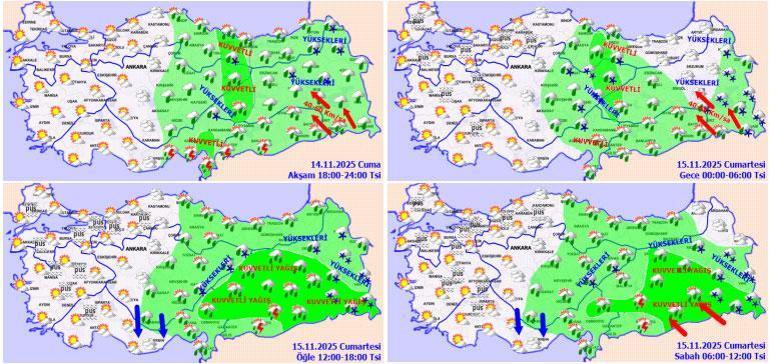 Meteoroloji'den 5 ile uyarı üstüne uyarı! Resmen göz gözü görmüyor: 'Evinizde kalın' 1 Meteoroloji'den 5 ile uyarı üstüne uyarı! Resmen göz gözü görmüyor: 'Evinizde kalın'